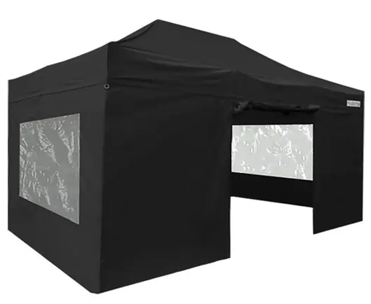 Barnum professionnel noir en location événementielle
