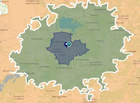 Zones d’intervention élargies – Haute-Marne (Zone verte)